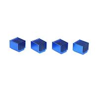Stylebest Mini Refroidisseur de Dissipateur Thermique, Solution de Refroidissement Efficace en Aluminium pour Pilotes de Moteur Pas à Pas TMC 2100/2208 Bleu, 4 Pièces
