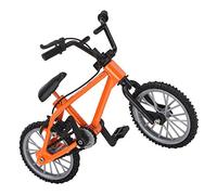 Stylebest Mini VTT Modèle Vélo de Course pour la Décoration Intérieure et Le Jeu éducatif Métal Plastique de Haute qualité 4.3x3.1x2.2in (Orange)