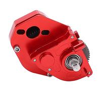 Stylebest Mise à Niveau de la Boîte de Vitesses en Alliage D'aluminium pour la Simulation de Voiture SCX24 90081 1/24 RC, Matériau Durable et Résistant à l'usure, 1 unité (Rouge)