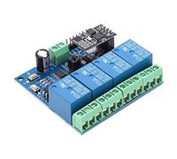 Stylebest Module de Relais 5V, Contrôle sans Fil, Durable, Efficace, Télécommande pour Maison Intelligente, 4 Canaux, 1 Paquet