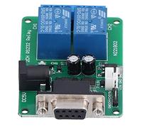 Stylebest Module de Relais Contrôle Haute Vitesse à 2 Canaux avec Indicateur LED pour Domotique Intelligente, Module RS232 9600 Kbps