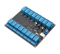 Stylebest Module de Relais contrôlé par USB 16 Canaux, Commutateur SPDT opto-isolé, Contrôle Marche/arrêt Simple pour la Domotique, Projet Robotique, Robuste 10 A/250 V