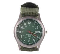 Stylebest Montre à Quartz Lumineuse pour Homme, Montre Décontractée avec Bracelet en Sangle et Verre Minéral, Affichage Précis de L'heure et du Calendrier, pour Les Affaires et Les Loisirs (Verte)