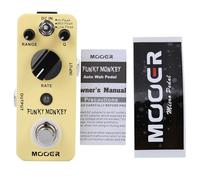 Stylebest MOOER Funky Monkey Wah Pédale D'effet Pédale de Guitare Légère et Durable avec Véritable Contournement pour Musiciens Coque en Métal Robuste Portable