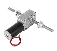 Stylebest Moteur à Engrenage à Vis sans Fin M8, Moteur de Réduction de Haute Précision à Double Arbre pour un Usage Domestique, Construction D'engrenages en Acier Durable, à Faible Bruit (Rapport de