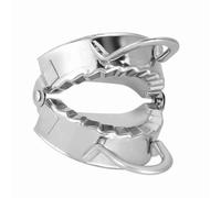 Stylebest Moule à Boulettes en Acier Inoxydable, Outil de Presse à Polyvalent pour Faire des Boulettes et des Tartes aux Fruits 15,5x10,5 Cm (Petite)