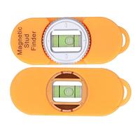 Stylebest Outil Compact de Recherche de Goujons Magnétiques avec Jauge de Niveau pour une Détection Facile des Murs en Métal et des Clous, 7,8 X 3 X 1,5 Cm, 1 unité (Orange)