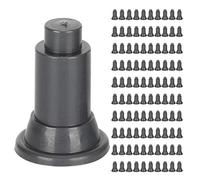 Stylebest Panneau D'isolation pour Aquarium, 100 Pièces, Pieds de Support, Séparateur Réglable et Durable pour Aquarium, sans Danger pour l'environnement (Noire)