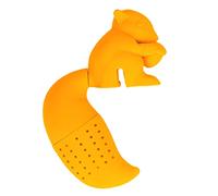 Stylebest Passoire à thé en Forme D'écureuil en Silicone de qualité Alimentaire, Infuseur à thé Mignon et Adorable pour les Amateurs de - Passe au Lave-vaisselle, Résistance aux Hautes Températures,