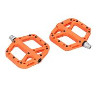 Stylebest Pédale de Vélo à Roulement à Grande Vitesse, Conception élargie, Confortable pour Le Cyclisme sur Route, Paquet de 2 (Orange)