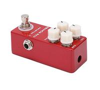 Stylebest Pédale D'effet de Distorsion Coque Métallique Rouge True Bypass pour Guitare électrique et Musiciens de Basse