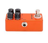 Stylebest Pédale D'effet Guitare Préampli True Bypass Overdrive Professionnel pour Musiciens Compact Métal Orange
