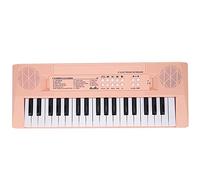 Stylebest Piano à Clavier électrique BF-3738 37 Touches pour Débutants, Instrument D'éducation Musicale Portable avec Microphone et Alimentation USB (Rose)