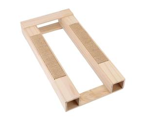Stylebest Planche à Gratter en Bois de Pin pour Chat pour l'accouplement | Construction robuste, Convient à différentes tailles de chats, Plateforme debout confortable, Conception surélevée, Parfait
