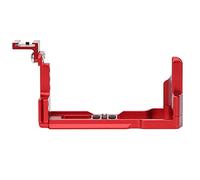 Stylebest Plaque à Dégagement Rapide en Métal pour M6 Mark II, Poignée de Prise de Vue Verticale Légère, Alliage D'aluminium Durable, Comprend Une Vis 1/4 Po et Une clé Hexagonale (Rouge)