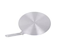 Stylebest Plaque Annulaire de Diffuseur de Chaleur de Cuisine en Acier Inoxydable avec Poignée pour Cuisinières à Induction Cuisinières à Gaz et Cuiseurs à Riz (24#)