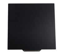 Stylebest Plaque de Construction Flexible, Lit D' en Fibre de Carbone PET Lisse PEI texturé Double Face 250 X 250 Mm, avec Forte Adhérence et Nettoyage Facile, pour Imprimante 3D QIDI Q1