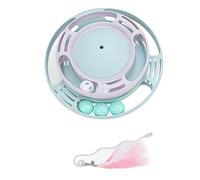 Stylebest Plateau Tournant pour Chat, Jouet Multifonctionnel, Puzzle Amusant, 14cm de Hauteur, 25cm de Largeur, Plastique Durable