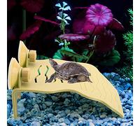 Stylebest Plateforme de Baignade en Plastique pour Tortues, pour Escalader Une île Flottante dans Un Aquarium, Matériau PP Durable et Sûr, Idéal pour Les Tortues Aquatiques (Jaune L)