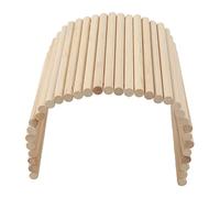 Stylebest Pont échelle en Bois pour Petits Animaux Cachette Confortable Réglable en Bois Naturel 1 unité (20 * 40CM)