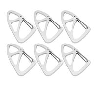 Stylebest Porte-clés Anti-Perte en Acier Inoxydable, Mousqueton à Ressort, Boucle à Clip pour Hommes et Femmes, Conception Durable et Ergonomique, Paquet de 10 Pièces