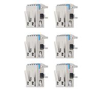Stylebest pour Port de Chargement USB, Pièces de Rechange de Poignée de Jeu Durables, Réparez la Prise de Chargement de Votre Console pour, Matériau Métallique, 5 Pièces