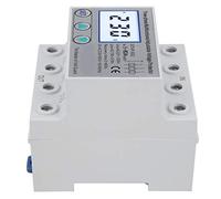 Stylebest Protecteur de Tension à Réinitialisation Automatique, écran LCD Multifonctionnel pour Systèmes d'alimentation Triphasés 230V 400VAC Réglable 63A (Il a poignardé)