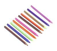Stylebest Recharges de Couleur pour Crayons de Couleur Mécaniques, Remplacement Durable et Résistant aux Taches pour la Peinture et les Graffitis, Cire de 5,6 Mm, 10 Pièces au Total