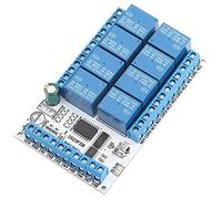 Stylebest Relais de Télécommande Infrarouge, Commutateur Multifonctionnel à 8 Canaux pour Usage Domestique Intelligent, Plastique 5V/12V, 1 unité (5V)