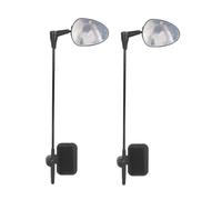 Stylebest Rétroviseur pour Casque de Vélo, Réglable à 360 °, Accessoire de Conduite Sûr pour Cyclistes, ABS Durable, 2 Unités