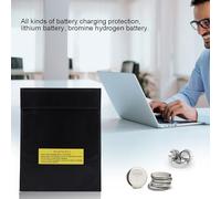 Stylebest Sac de sécurité pour Batterie Lipo Ignifuge, Matériau de qualité Supérieure, Sac de Chargement Portable pour la Maison et L'extérieur, Petites et Grandes Tailles (Grande)