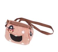 Stylebest Sac de Transport Portable pour Animaux de Compagnie en Flanelle café, Design Confortable et Respirant pour Petits Animaux, Parfait pour Les Hamsters et Les écureuils, Disponible en Trois