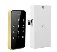 Stylebest Serrure D'armoire Intelligente, écran Tactile Numérique, Clavier électronique à Mot de Passe pour Casier et Sauna, Argent, 1 unité (Or)