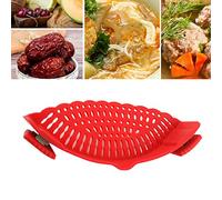Stylebest Snap N Strain Pot Passoire pour un Nettoyage Facile en Silicone à Clipser pour la Cuisson 8,7 X 3,1 Pouces pour L'eau, L'huile, les Fruits et les Légumes (Gadget de cuisine)