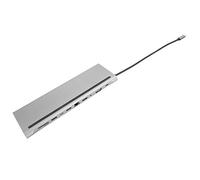 Stylebest Station D'extension Multifonctionnelle en Aluminium Type-c Hub 11 en 1 avec et Lecteur de Carte pour Une Utilisation au Bureau et à Domicile