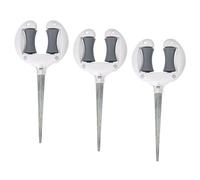 Stylebest Support de Guide de Tuyau D'arrosage, Poulies Pivotantes Flexibles, Pointe de Guidage de Tuyau de Pelouse pour Tuyau d'eau de Jardin, avec ABS et Piquet en Fer, adapté à la