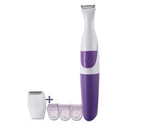 Stylebest Tondeuse à Cheveux électronique 2 en 1 pour Femmes, pour Ligne de Bikini, Lavable, Violet, avec Brosse de Nettoyage et Peignes de Coupe