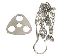 Stylebest Trépied de Camping en Acier Inoxydable, Ensemble de Planches, Gril de Feu de Camp Portable pour la Cuisine en Plein Air, Randonnée Pique-nique Voyage Aventure