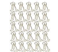 Stylebest Trombones pour Chiens, Formes D'animaux élégantes, Légers et Portables pour la Classification des Documents, Matériau en Fer, 25 Pièces