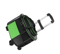 Stylebest Valise à roulettes pour Animaux de Compagnie, Conception (Verte) | Matériau confortable, Grande capacité, Facile à transporter, Adapté aux voyages