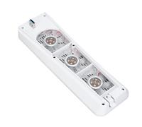Stylebest Ventilateur de Refroidissement de Console Haute Vitesse, Conception Silencieuse, Refroidissement Efficace pour avec Effet de Lumière Bleue (Blanc)