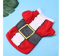 Stylebest Vêtements en Polyester Doux et Confortables pour Chiens, Vêtements à Motif de Père Noël pour Festival de Noël, Petits Animaux de Compagnie, Taille XS S (XS)