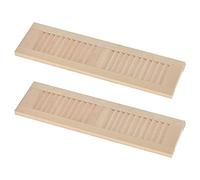 Stylebest Volets en Bois pour Maison de Poupée, 2 Pièces, Accessoires de Fenêtre Aveugle Non Peints pour Décoration de Maison de Poupée Miniature 1:12