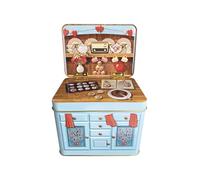 stylebox Boîte à biscuits en métal de style rétro pour four - Environ 14,5 cm x 10 cm x 10,5 cm