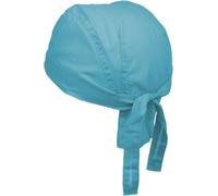 styleBREAKER Bandana Foulard pour Femmes et Hommes, Ajustable, Foulard de Motard en mélange Polyester et Coton, Polyvalent, léger, Confortable et Tendance, Couleur:Turquoise