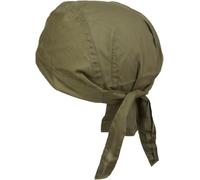 styleBREAKER Bandana Foulard pour Femmes et Hommes, Ajustable, Foulard de Motard en mélange Polyester et Coton, Polyvalent, léger, Confortable et Tendance, Olive