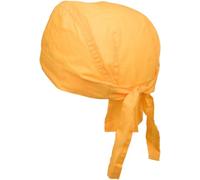 styleBREAKER Bandana Foulard pour Femmes et Hommes, Ajustable, Foulard de Motard en mélange Polyester et Coton, Polyvalent, léger, Confortable et Tendance, Jaune d'or