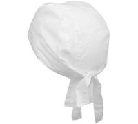 styleBREAKER Bandana Foulard pour Femmes et Hommes, Ajustable, Foulard de Motard en mélange Polyester et Coton, Polyvalent, léger, Confortable et Tendance, Couleur:Blanc