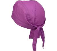 styleBREAKER Bandana Foulard pour Femmes et Hommes, Ajustable, Foulard de Motard en mélange Polyester et Coton, Polyvalent, léger, Confortable et Tendance, Couleur:Lilas