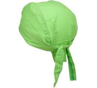 styleBREAKER Bandana Foulard pour Femmes et Hommes, Ajustable, Foulard de Motard en mélange Polyester et Coton, Polyvalent, léger, Confortable et Tendance, Couleur:Vert Limette